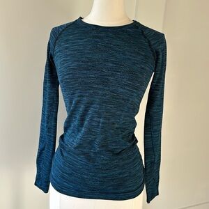 Blue Long Sleeve Women's Top